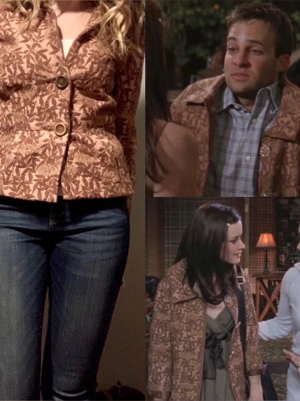 Floral blazer ALT ASO Gilmore Girls